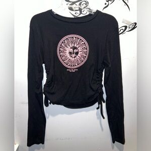 Runched Long Sleeve Tee